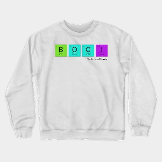 The Element of Surprise Crewneck Sweatshirt by DavidASmith